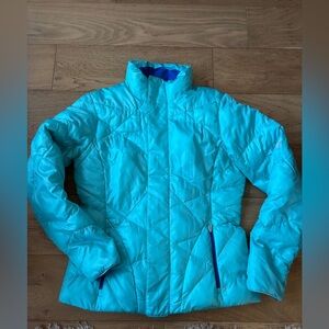 Spyder midweight jacket womens medium teal and purple
